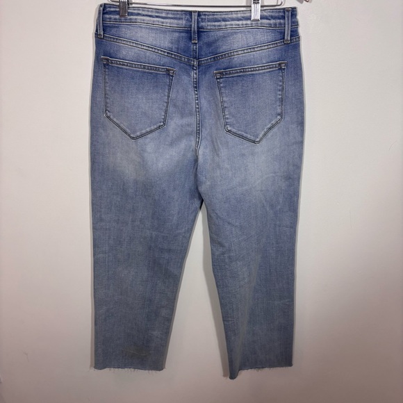 Driftwood Royce Straight Leg Jeans 30X27 Light to Mid Wash Raw Hem - Picture 6 of 11